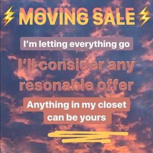 ⚡️⚡️MOVING SALE⚡️⚡️